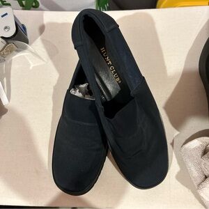 Vintage Hunt Club Women’s Navy Mesh Slip-On Loafers